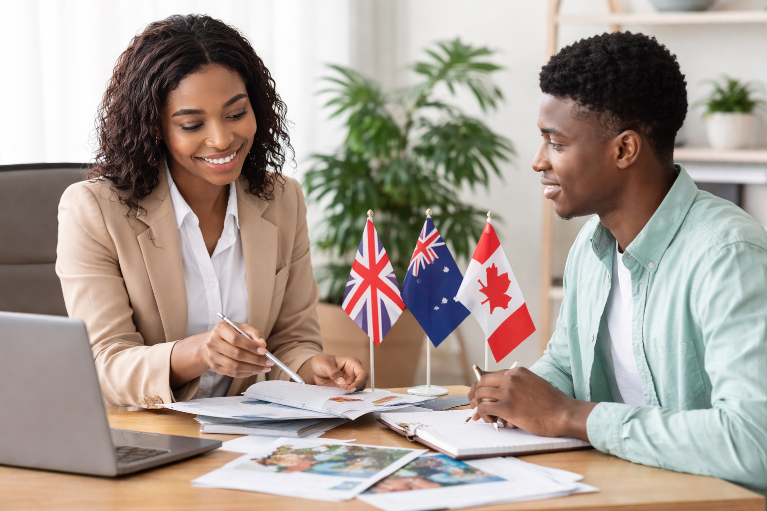 Study abroad consultants in Nigeria providing guidance to students
